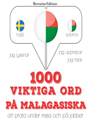 cover image of 1000 viktiga ord på malagasiska